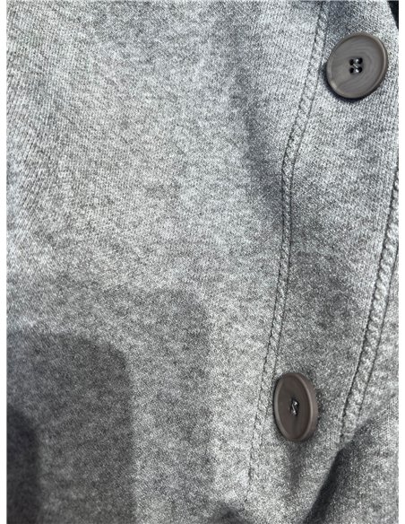 Jersey amplio con botones laterales