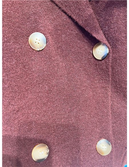 Giacca corta in maglia stile blazer