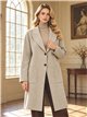 Giacca lunga in maglia stile blazer