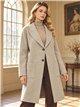 Giacca lunga in maglia stile blazer