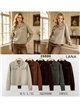 Cardigan con tasche a patta