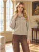 Cardigan con tasche a patta
