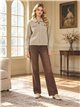 Cardigan con tasche a patta