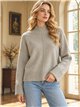 Jersey amplio cuello subido
