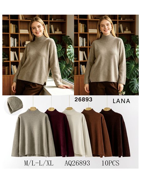 Oversized Rollkragenpullover