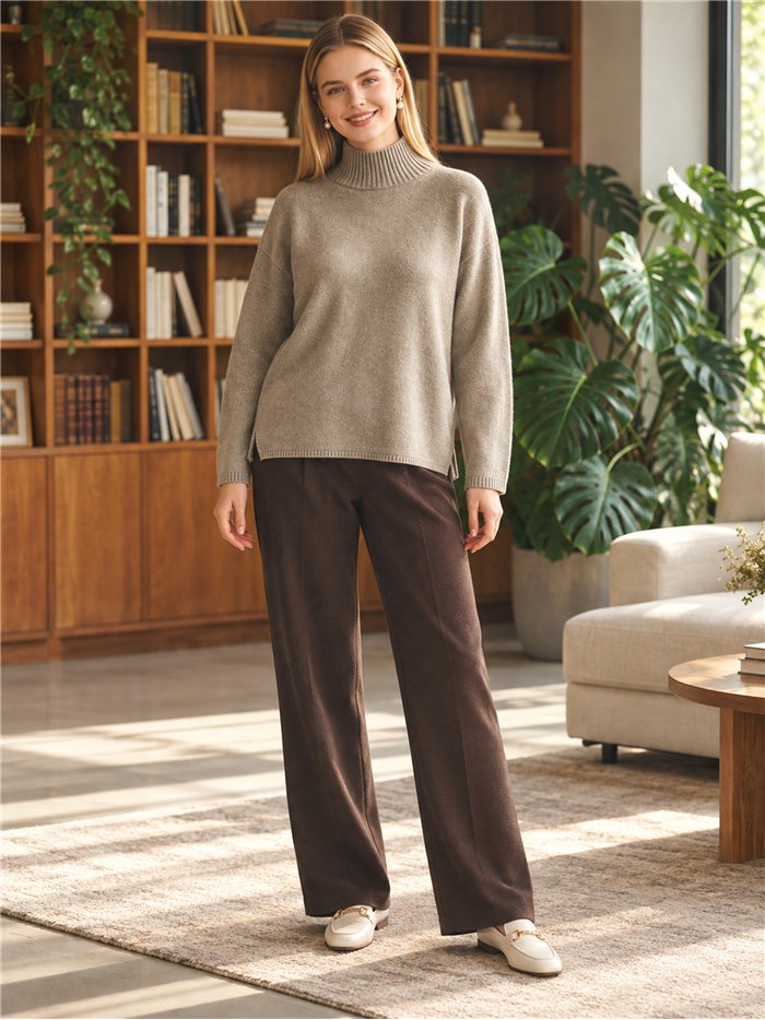 Oversized Rollkragenpullover