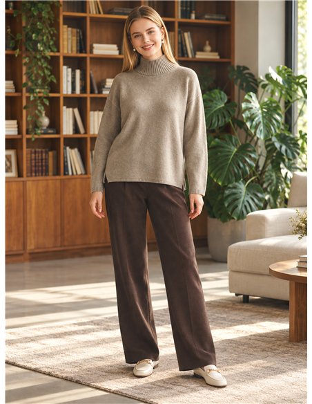 Oversized Rollkragenpullover