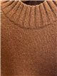 Strickpullover mit hohem Kragen aus Wolle