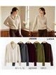 Maglione con collo a scialle