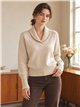Maglione con collo a scialle
