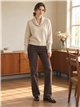 Maglione con collo a scialle