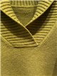 Maglione con collo a scialle