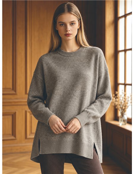 Jersey amplio con lentejuelas