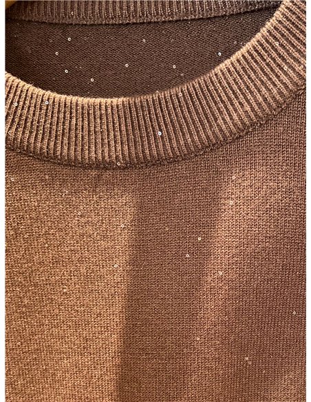 Jersey amplio con lentejuelas