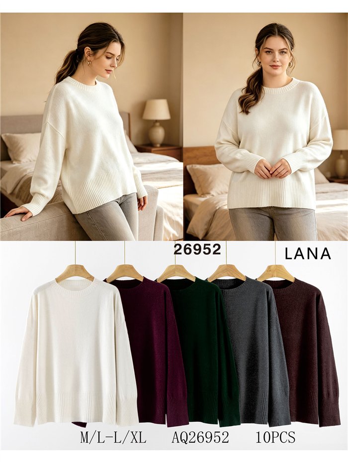 Pull oversize à épaules tombantes