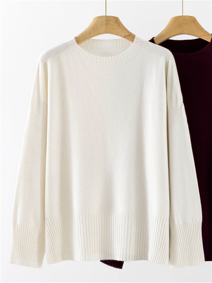 Pull oversize à épaules tombantes