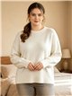 Pull oversize à épaules tombantes