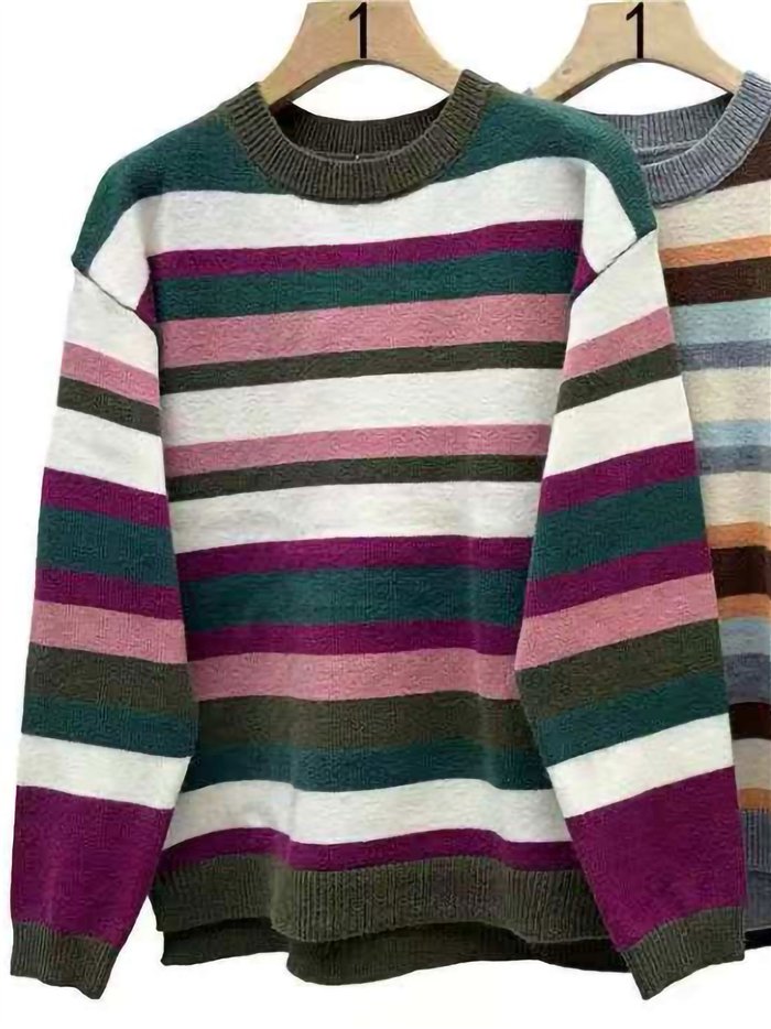 Jersey rayas multicolor