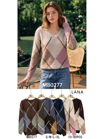 Jersey rombos cuello pico 2