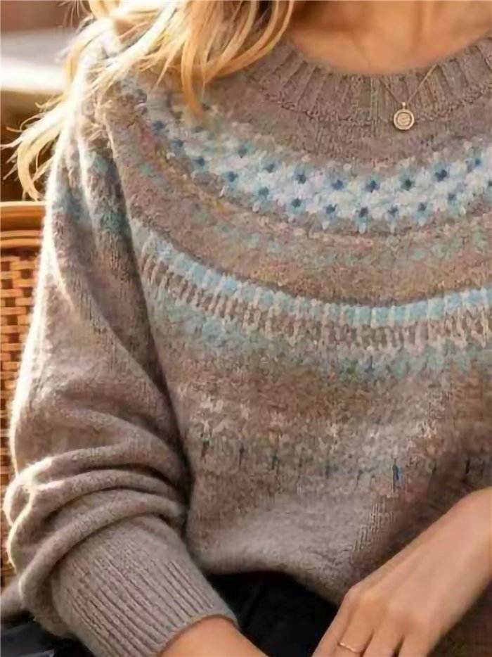 Jersey jacquard nórdico