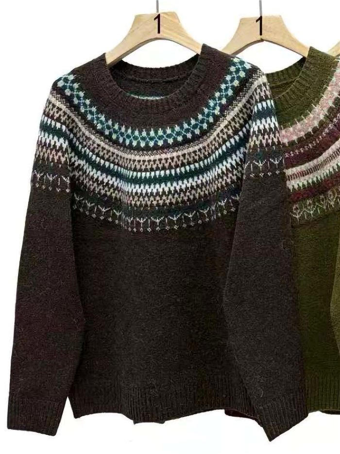 Jersey jacquard nórdico