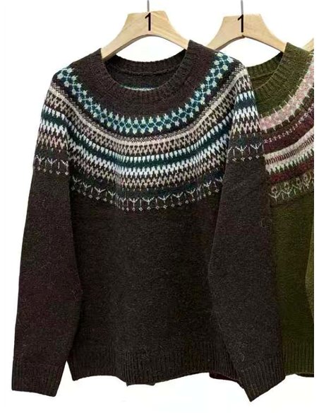 Jersey jacquard nórdico
