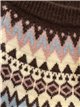 Jersey jacquard con cenefa