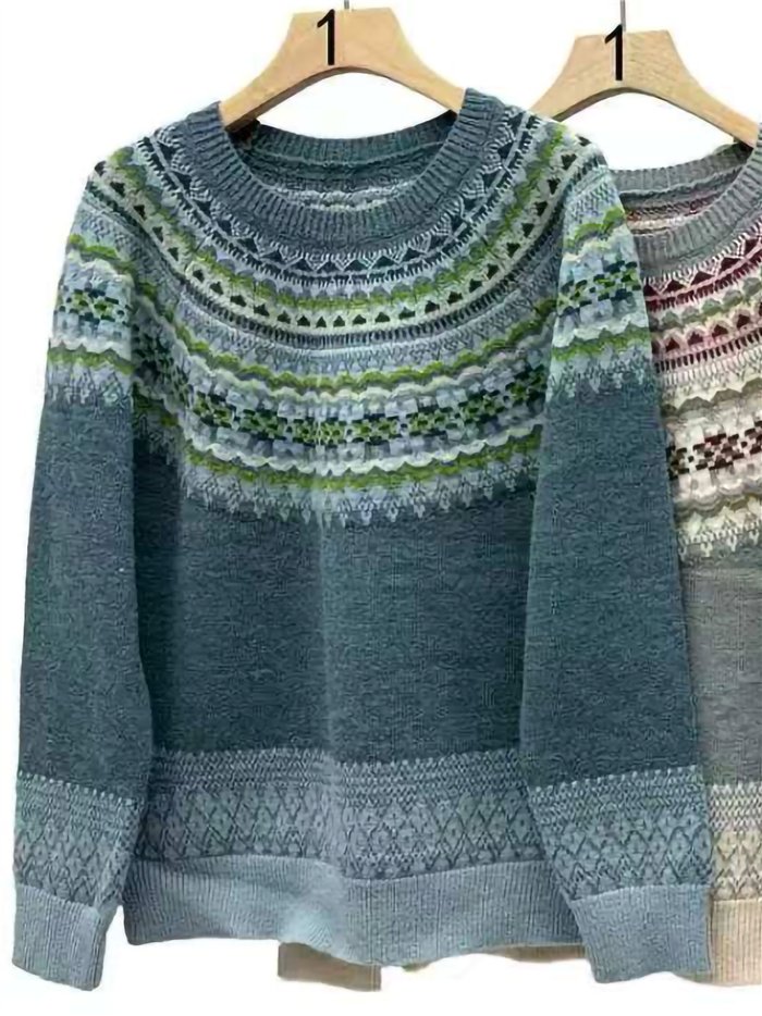 Jersey nórdico multicolor