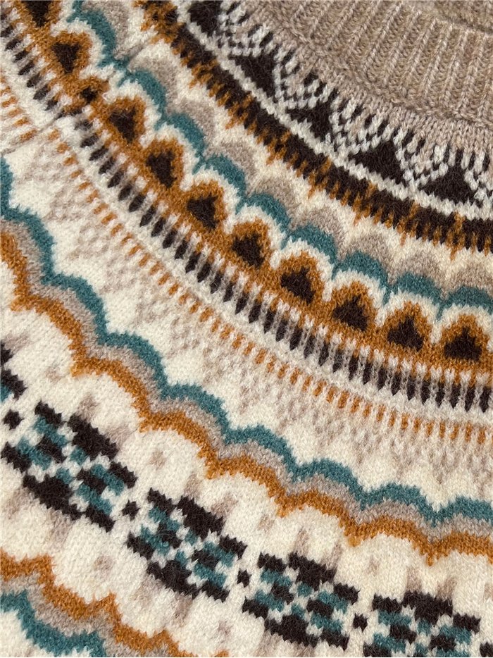 Jersey nórdico multicolor