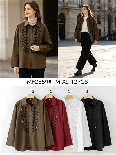 Camisa bordada militar 2