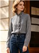 Blusa vichy con volante