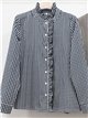 Blusa vichy con volante