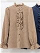 Blusa vichy con volantes