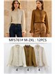 Blusa rayas con volantes