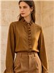 Blusa rayas con volantes