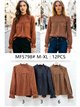 Blusa de cuadros con cuello volante