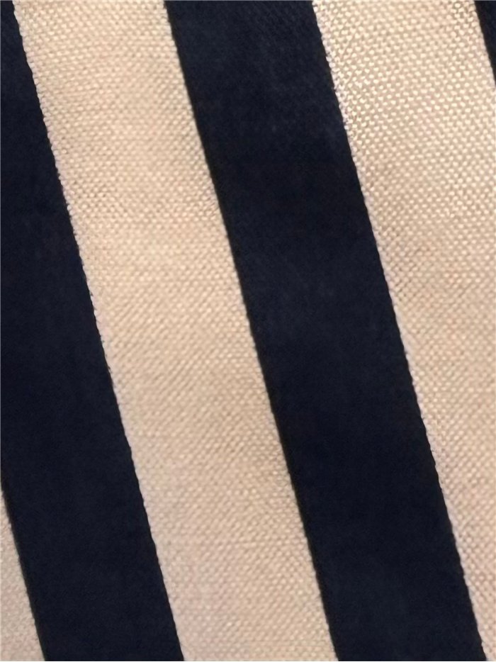 Blusa rayas con volante lateral
