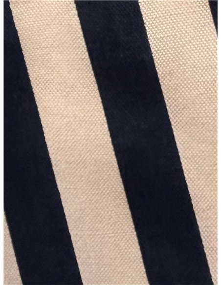 Blusa rayas con volante lateral