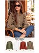 Blusa con volantes y pliegues