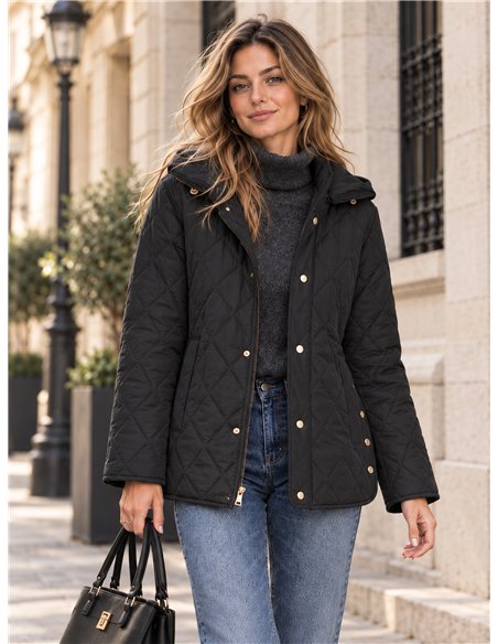 Chaqueta acolchada capucha