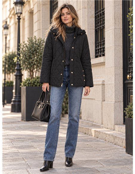 Chaqueta acolchada capucha