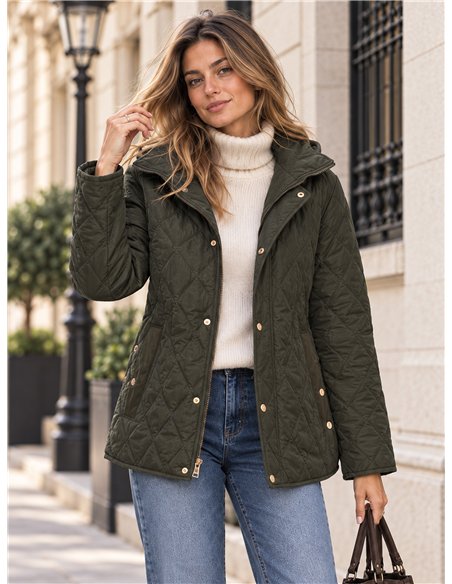Chaqueta acolchada capucha