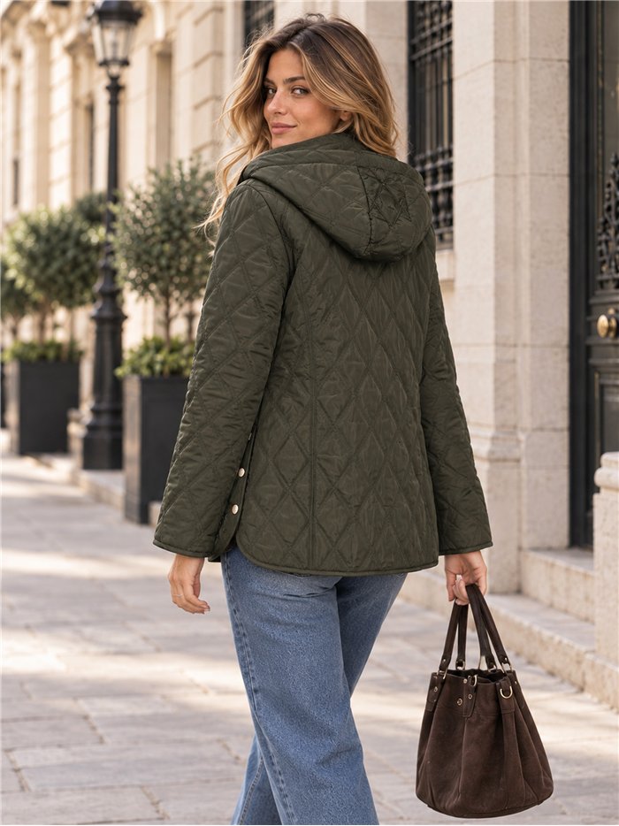 Chaqueta acolchada capucha
