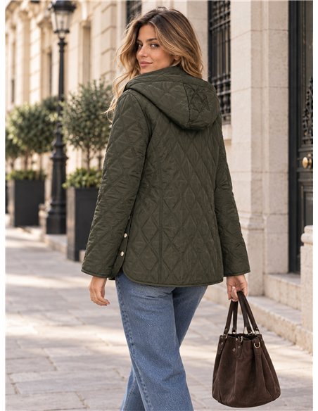 Chaqueta acolchada capucha