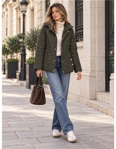 Chaqueta acolchada capucha