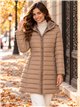 Anorak largo capucha forro polar