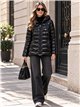 Anorak acharolada capucha forro polar water repellent