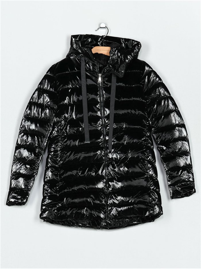Anorak acharolada capucha forro polar water repellent