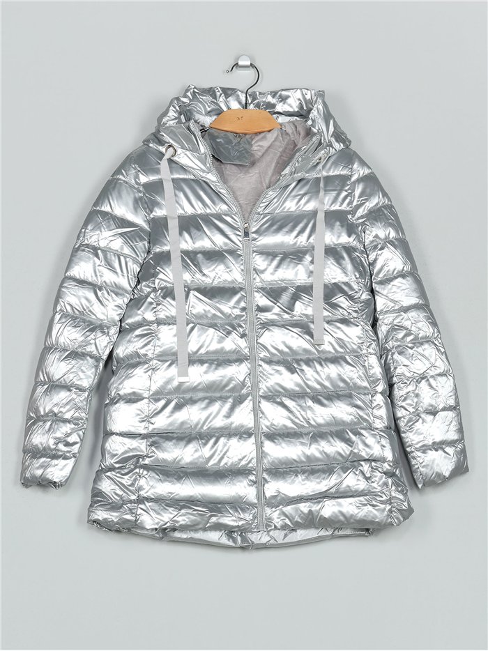 Anorak acharolada capucha forro polar water repellent