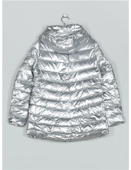 Anorak acharolada capucha forro polar water repellent